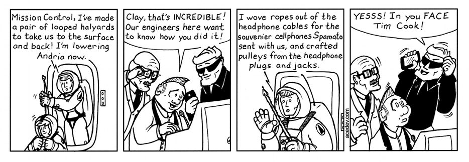 acedev comic, webcomic for Monday 24 Oct 2016
