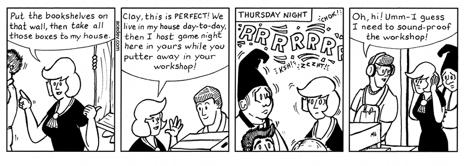 acedev comic, webcomic for Wednesday 08 Mar 2017
