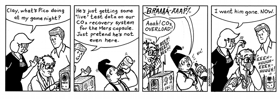 acedev comic, webcomic for Wednesday 15 Mar 2017
