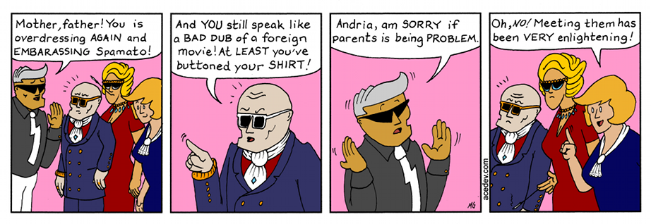 acedev comic, webcomic for Tuesday 17 Oct 2017
