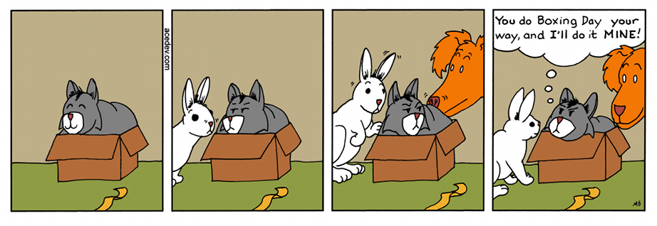 acedev comic, webcomic for Tuesday 26 Dec 2017
